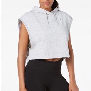 Puma Cropped Sleeveless Hoodie